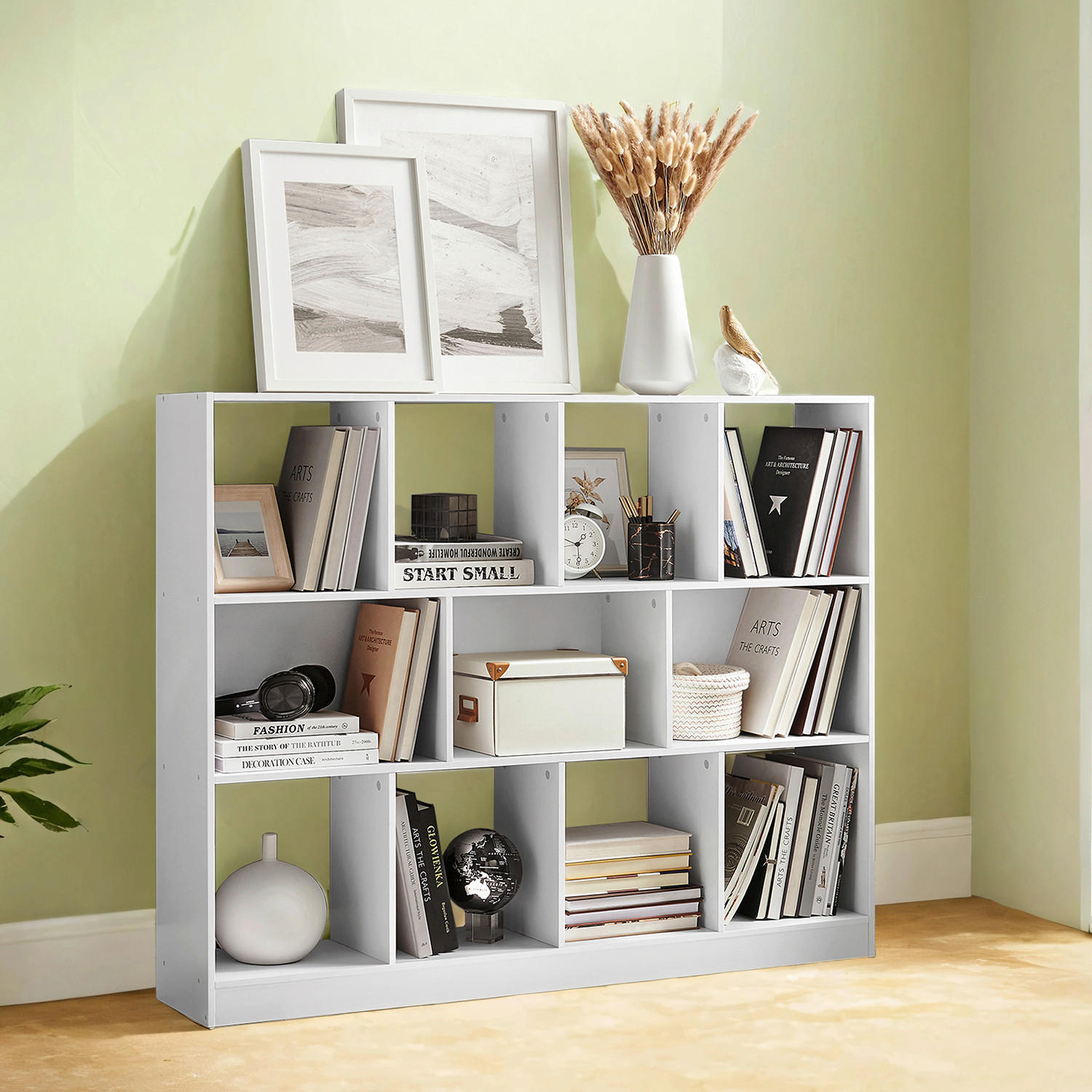 STANDREGAL  126/100/30 cm Weiß  - Weiß, Design, Holzwerkstoff (126/100/30cm) - Boxxx