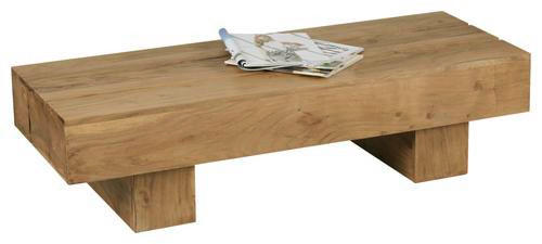 COUCHTISCH Akazie massiv 120/45/30 cm rechteckig Akaziefarben  - Akaziefarben, Design, Holz (120/45/30cm) - MID.YOU