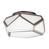 DECKENLEUCHTE  32.1/14.9 cm    - Nickelfarben, Basics, Metall (32.1/14.9cm) - Elstead Lighting