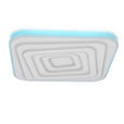 LED-DECKENLEUCHTE 53/53/5,5 cm   - Weiß, Design, Kunststoff/Metall (53/53/5,5cm) - Novel