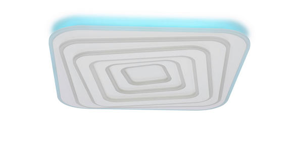 LED-DECKENLEUCHTE 53/53/5,5 cm   - Weiß, Design, Kunststoff/Metall (53/53/5,5cm) - Novel