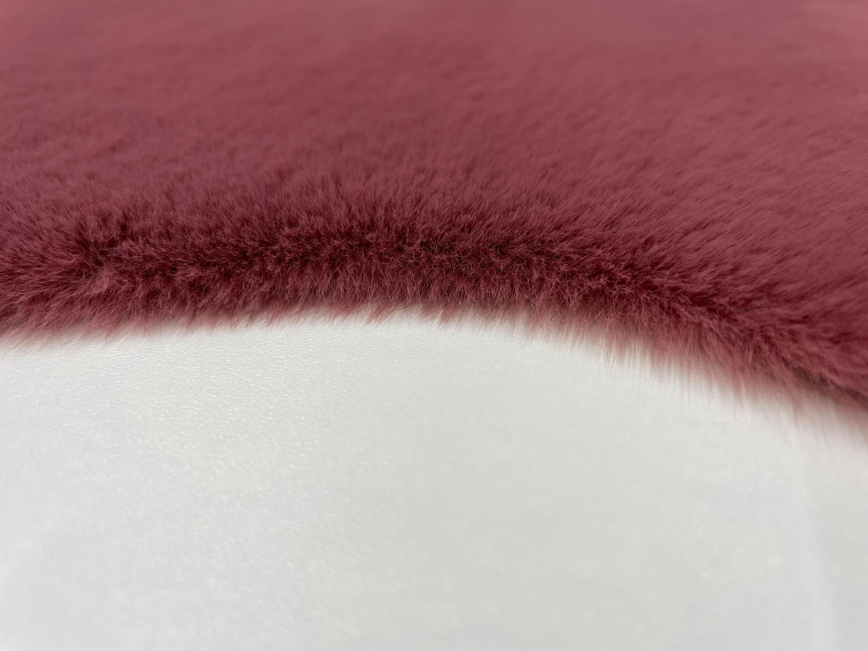 KUNSTFELL 60/90 cm Bordeaux  - Bordeaux, KONVENTIONELL, Textil (60/90cm) - Novel
