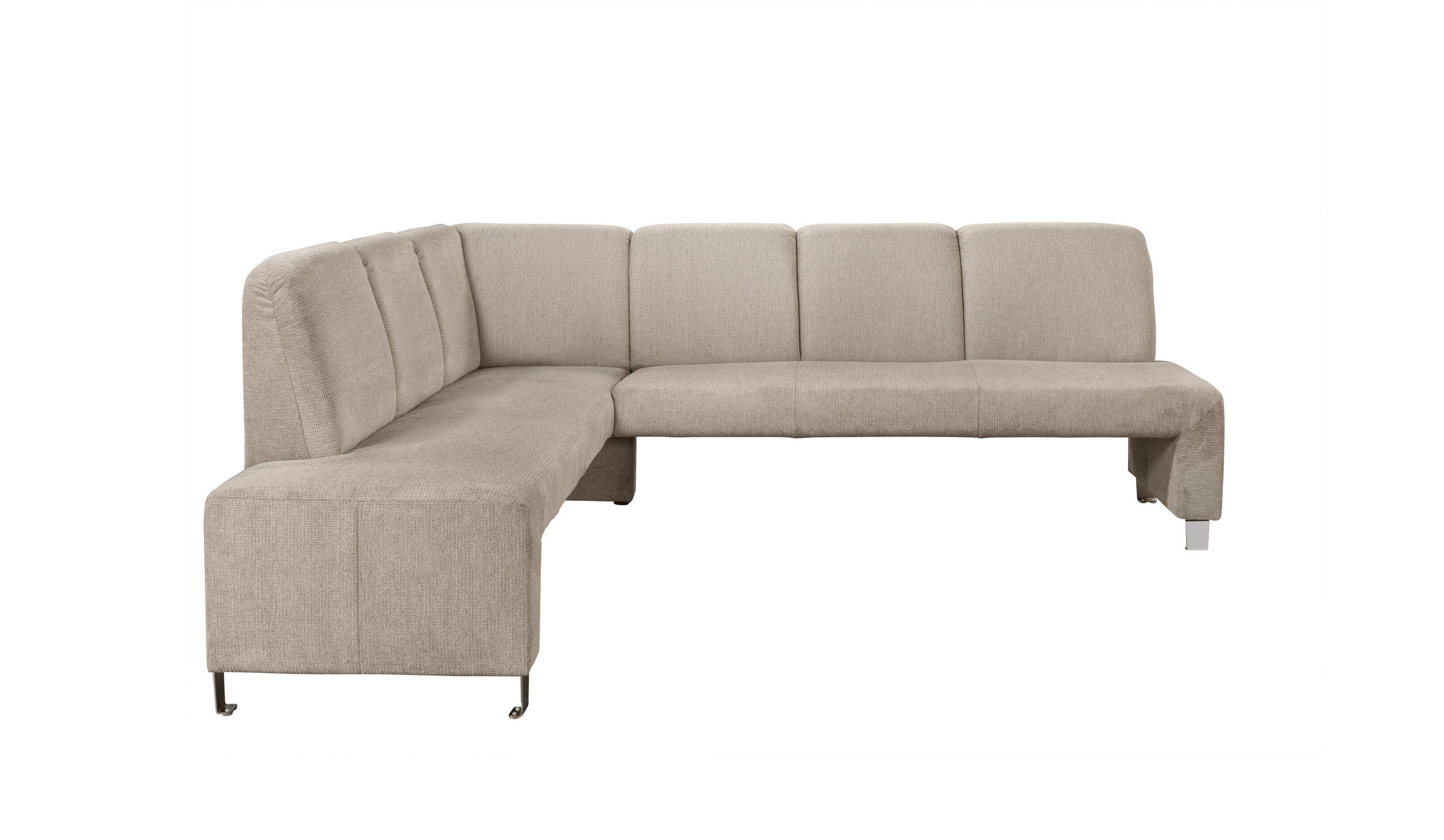 UGAONA KLUPA  sivobraon   - srebrna/sivobraon, Moderno, drvo/tekstil (263/198cm) - Livetastic
