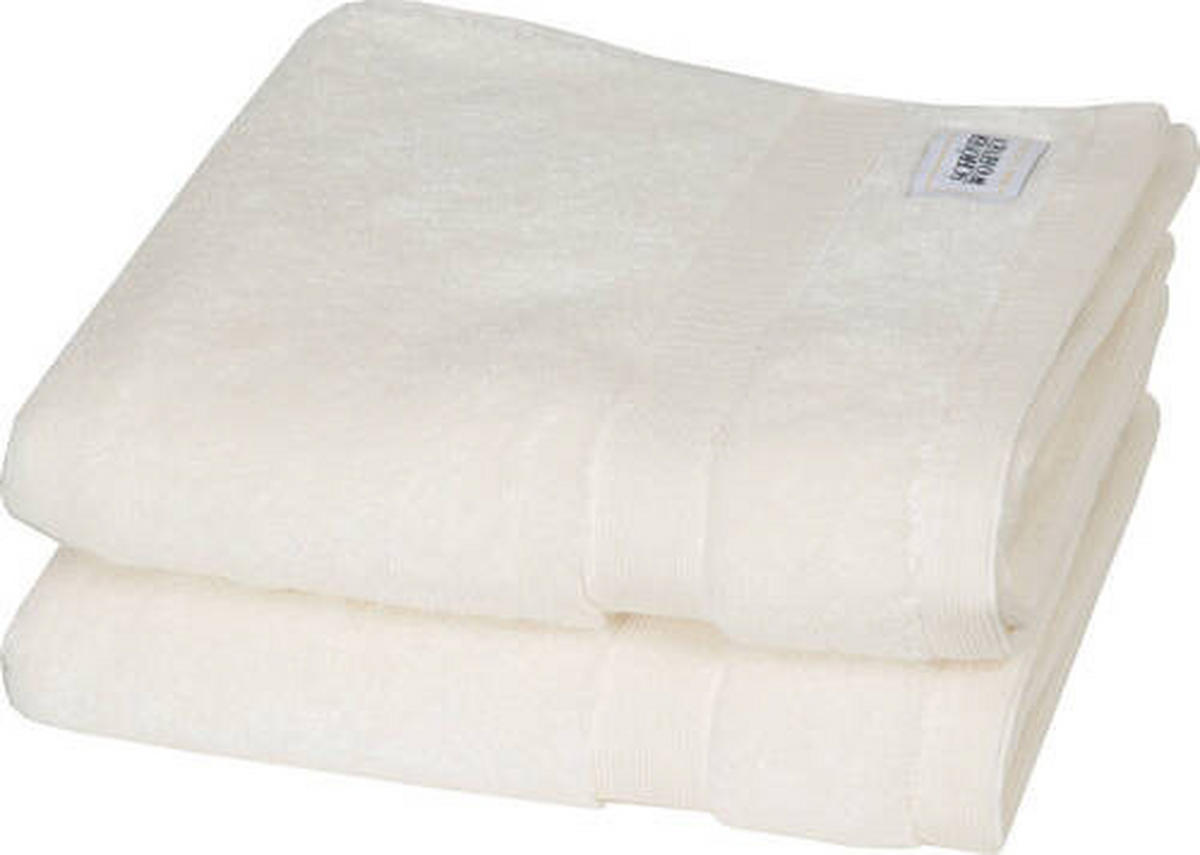 FROTTIERSET SW-Cuddly Weiß 5-teilig  - Weiß, Basics, Textil - Schöner Wohnen