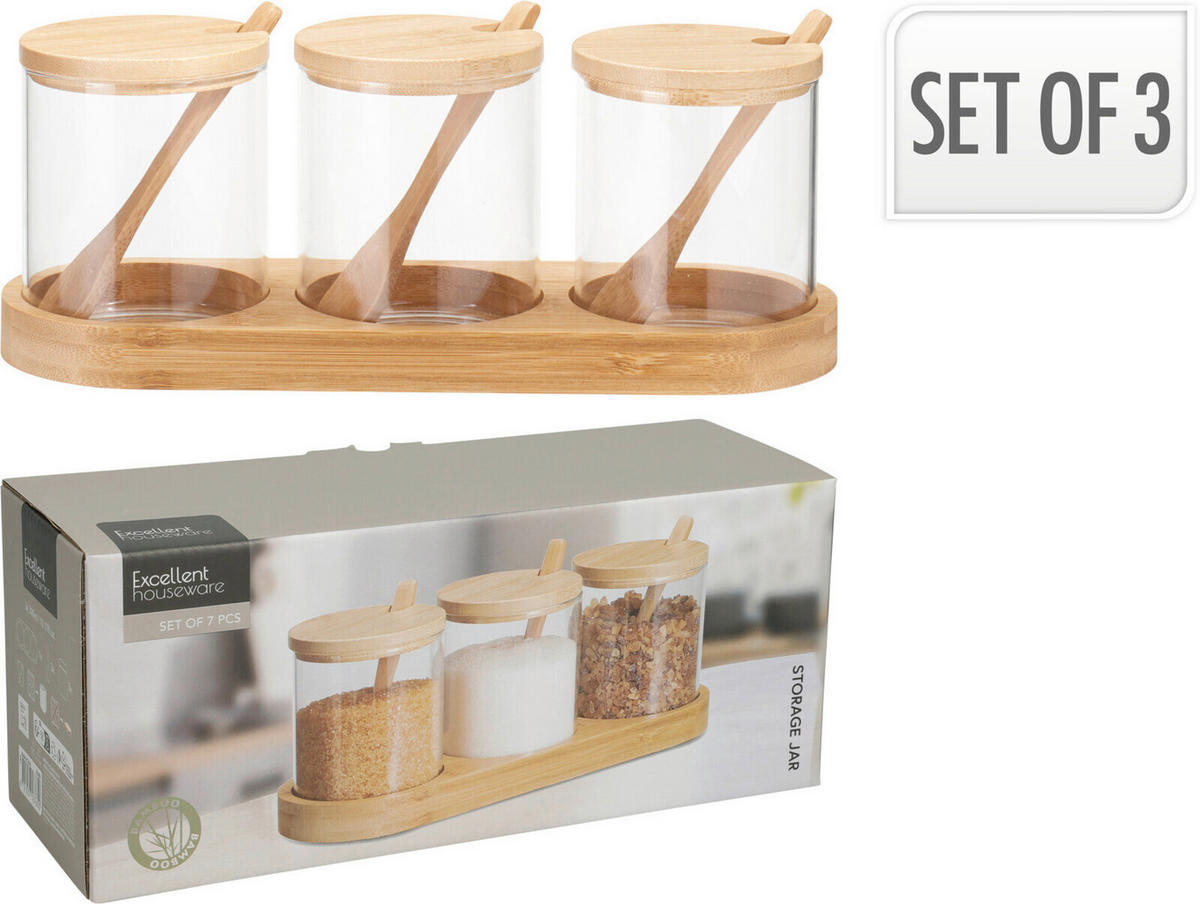 ÉTELTÁROLÓ   - áttetsző, Basics, üveg (10cm)