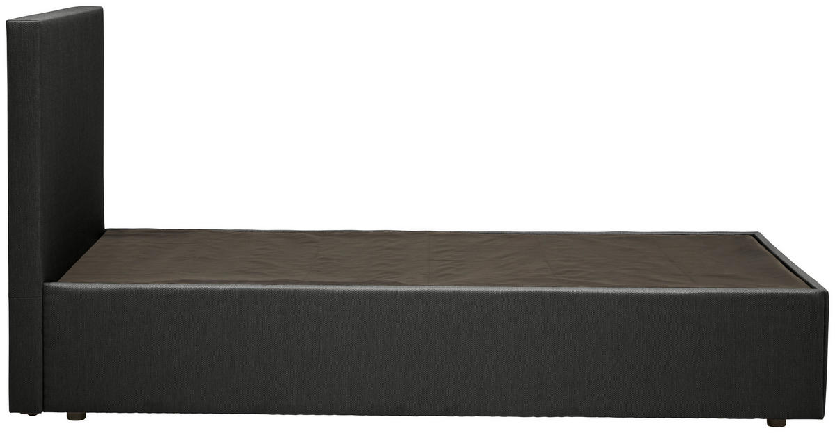BOXBETT 90/200 cm  in Grau  - Schwarz/Grau, Basics, Kunststoff/Textil (90/200cm) - P & B