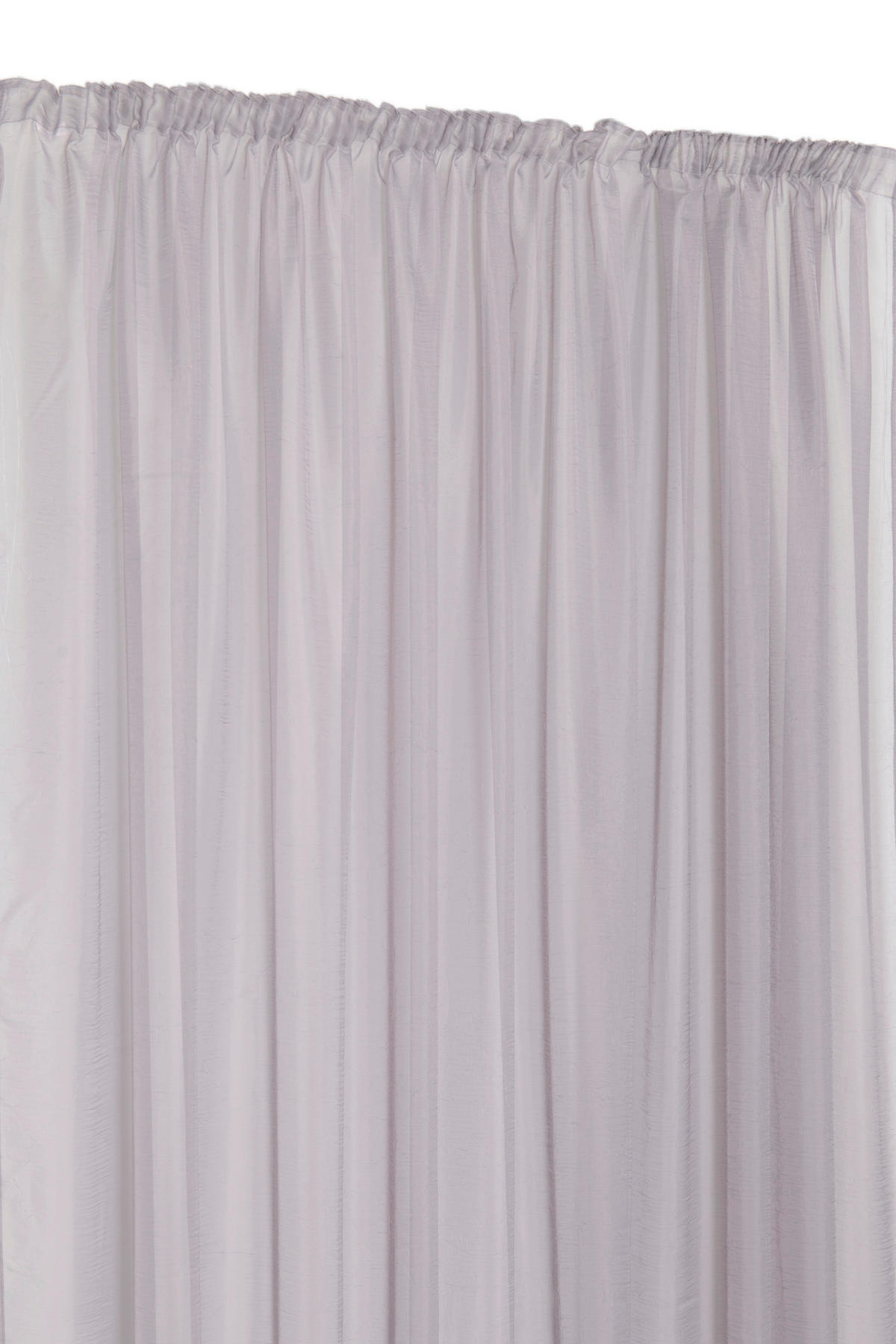 FERTIGVORHANG transparent  - Grau, Basics, Textil (280/280cm)