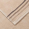 DUSCHTUCH 70/140 cm ELLA  - Beige, KONVENTIONELL, Textil (70/140cm) - Esposa