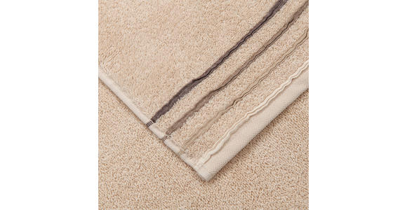 HANDTUCH 50/100 cm ELLA Beige - Beige, KONVENTIONELL, Textil (50/100cm) - Esposa