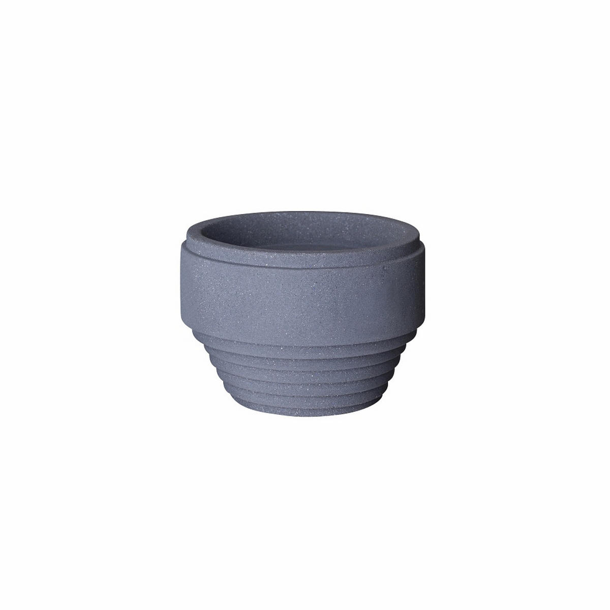 KERZENHALTER - Anthrazit, KONVENTIONELL, Stein (8,6/6,0cm) - Blomus
