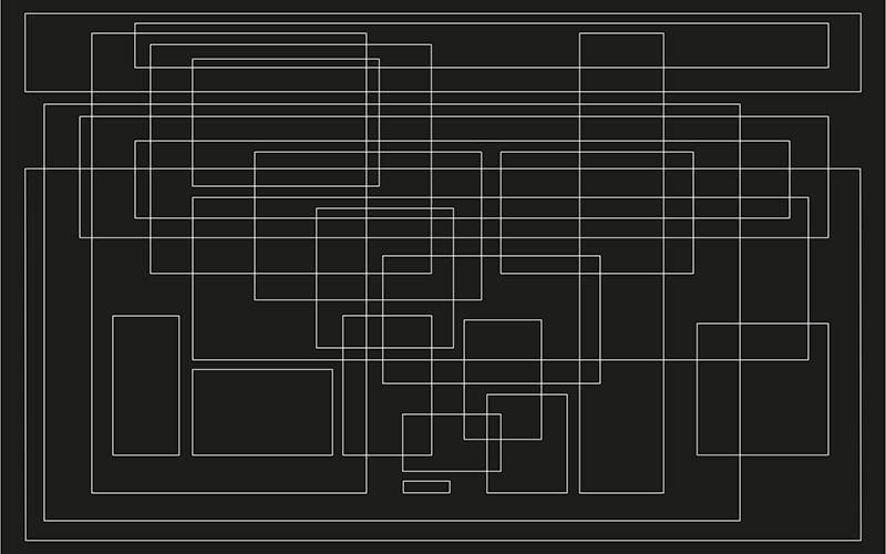 VLIESTAPETE - Schwarz/Weiß, Basics (400/250cm) - Komar