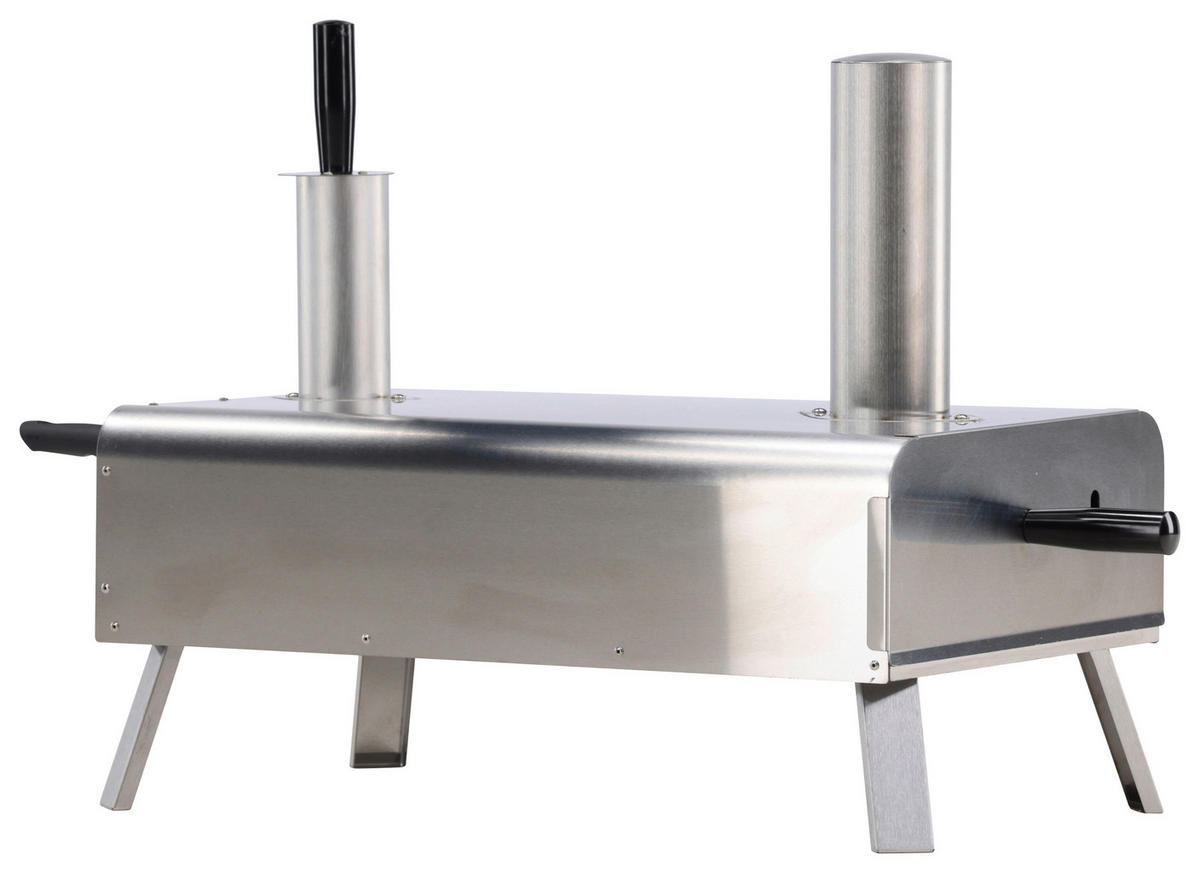 PIZZAOFEN  - Silberfarben, KONVENTIONELL, Metall (85.8/49.9/37cm) - Gardenson