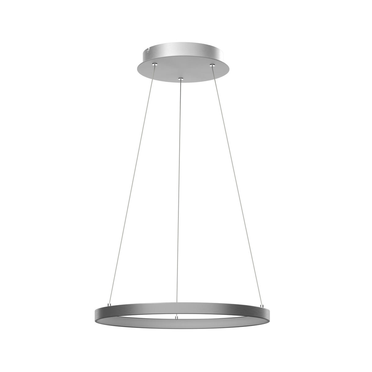 LED-PENDELLEUCHTE 57/180/200 cm   - Alufarben, Design, Kunststoff/Metall (57/180/200cm) - Paul Neuhaus