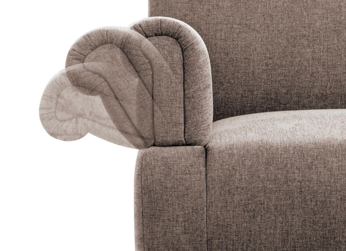 KÜCHENSOFA 181/98/81 cm  in  - Naturfarben/Braun, Romantik / Landhaus, Holz/Textil (181/98/81cm) - Sit & More