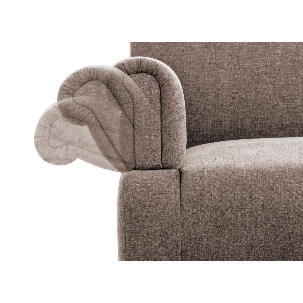 Thumbnail - Cantus Küchensofa, Braun, Textil, Buche, massiv, 3-Sitzer, 181x98x81 cm, Made in EU, Typenauswahl, Fußauswahl, Stoffausw...