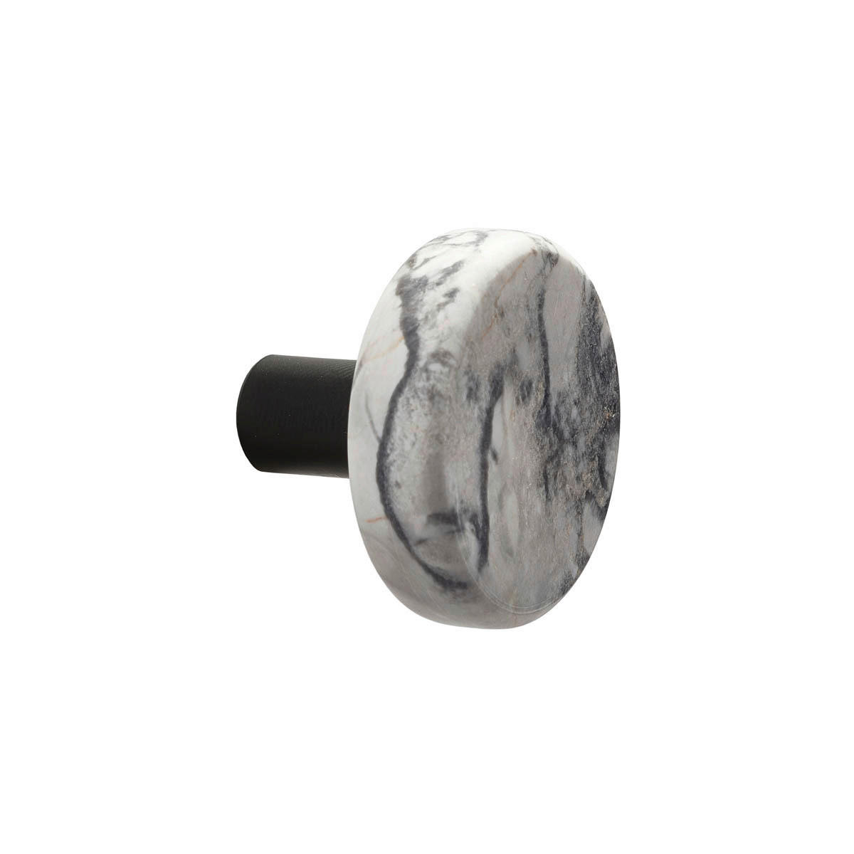 WANDHAKEN  in Weiß  - Weiß, Basics, Stein (3,5/3cm) - Aquanova
