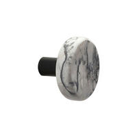WANDHAKEN  in Weiß  - Weiß, Basics, Stein (3,5/3cm) - Aquanova