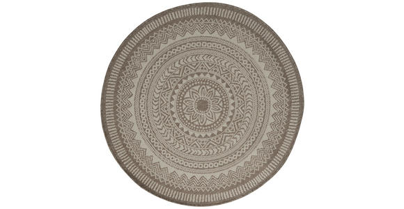 OUTDOORTEPPICH 120 cm Skara Beige  - Beige, Natur, Textil (120cm) - Novel