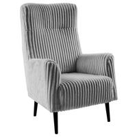 FOTEL - világosszürke/fekete, Design, textil/fa (113/70/82cm) - Ambia Home