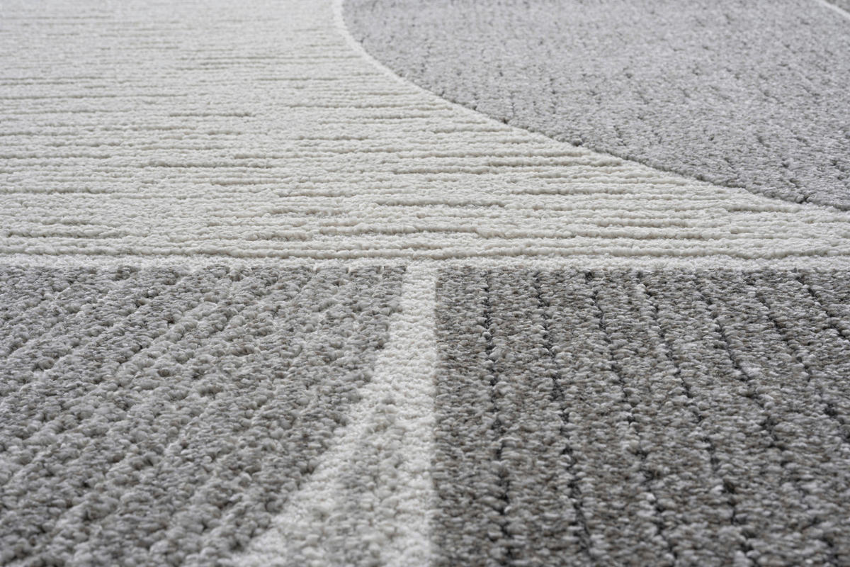 WEBTEPPICH 200/290 cm Valencia Grau, Hellgrau, Dunkelgrau  - Dunkelgrau/Hellgrau, Design, Textil (200/290cm) - Novel