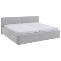 POLSTERBETT Hellgrau 240/200 cm  - Hellgrau, Design, Textil (240/200cm) - Xora