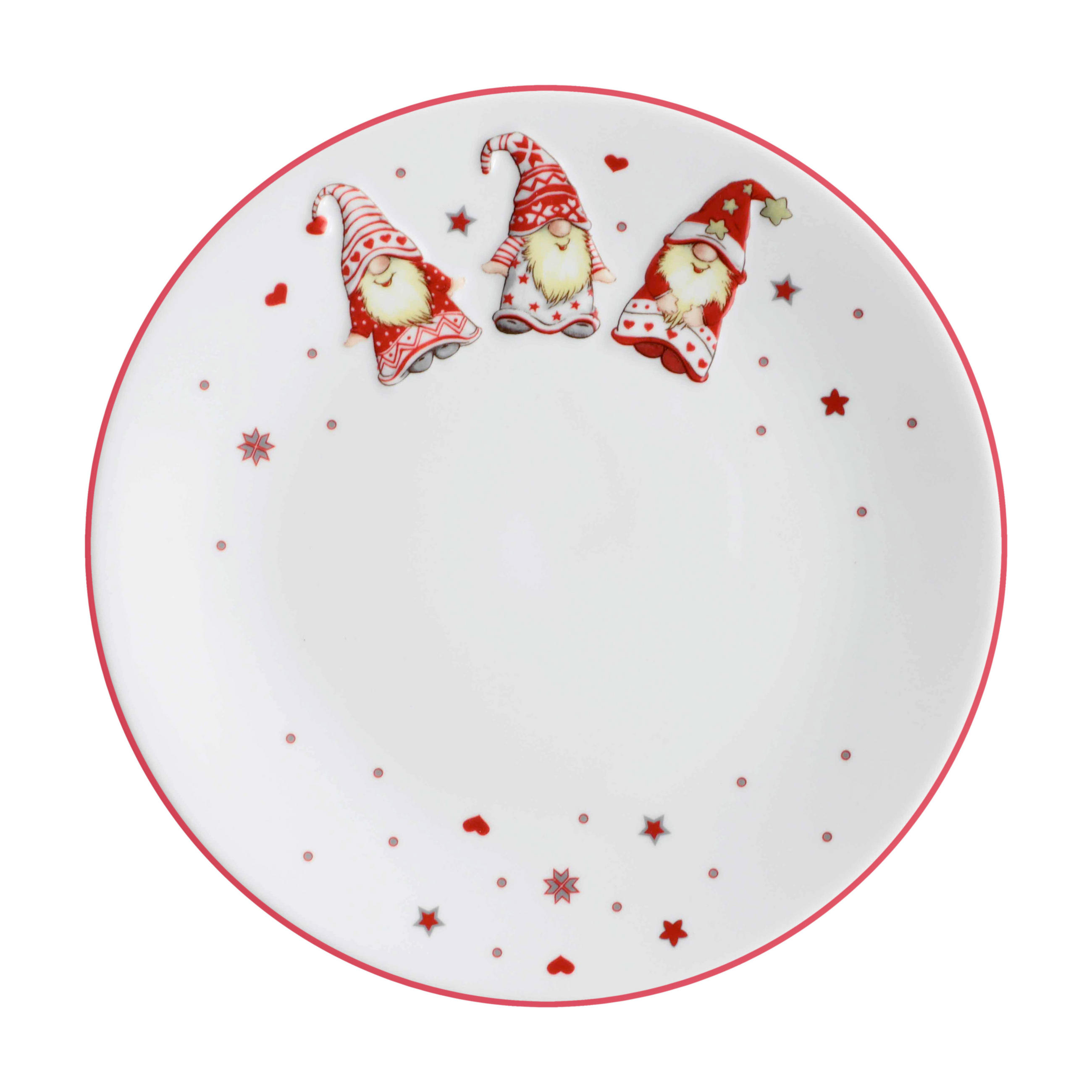 DEZERTNÝ TANIER NOELLE  21 cm   - biela, Basics, keramika (21cm) - X-Mas