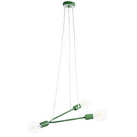 PENDELLEUCHTE 65/10/75 cm   - Grün, Design, Metall (65/10/75cm)