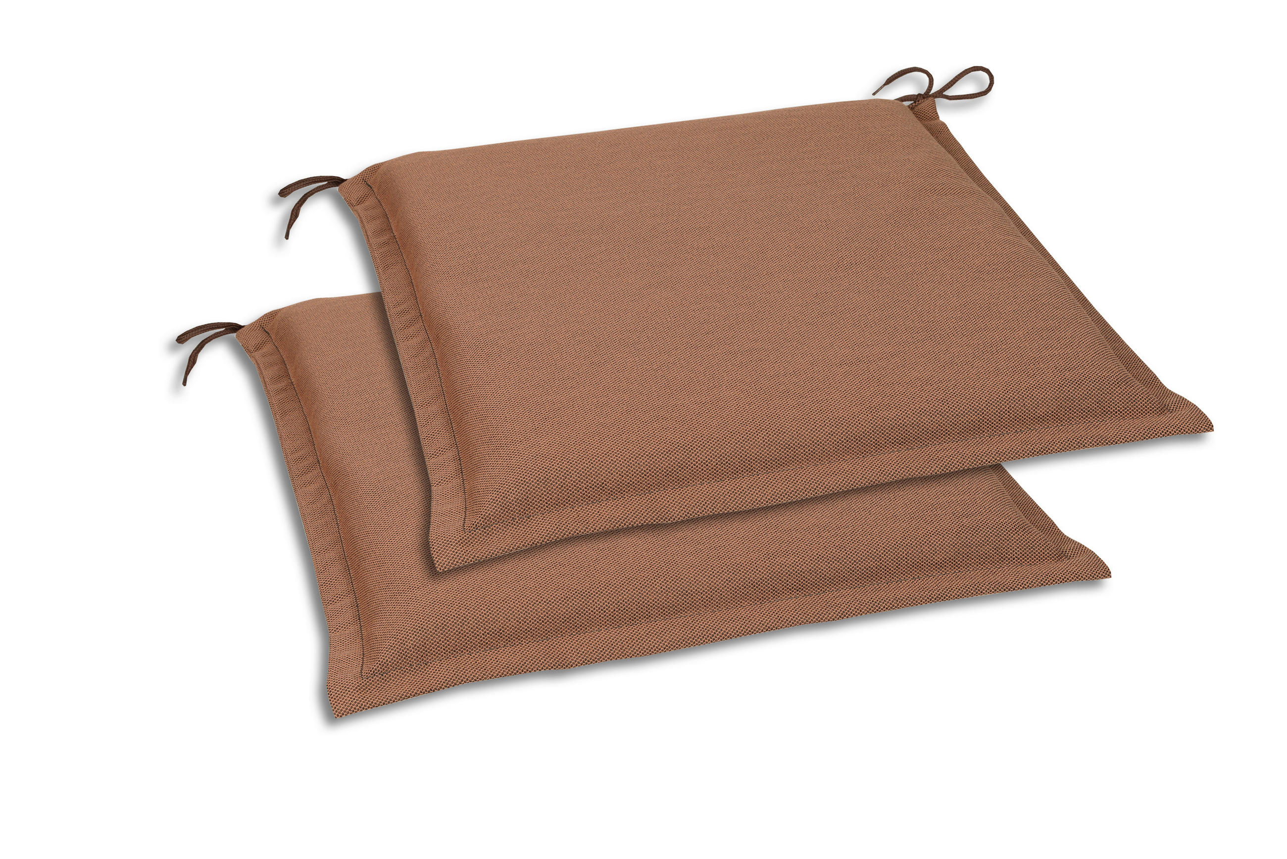 GARTENSITZKISSENSET Uni  - Rot, Basics, Textil (45/5/47cm)