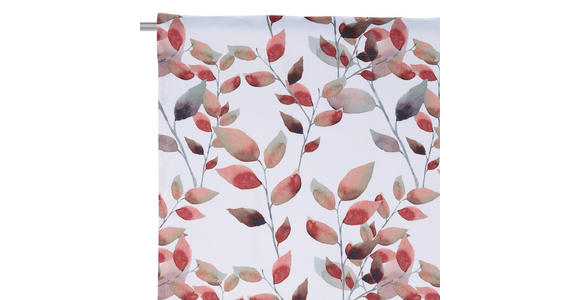 FERTIGVORHANG blickdicht  - Rot, KONVENTIONELL, Textil (135/245cm) - Esposa