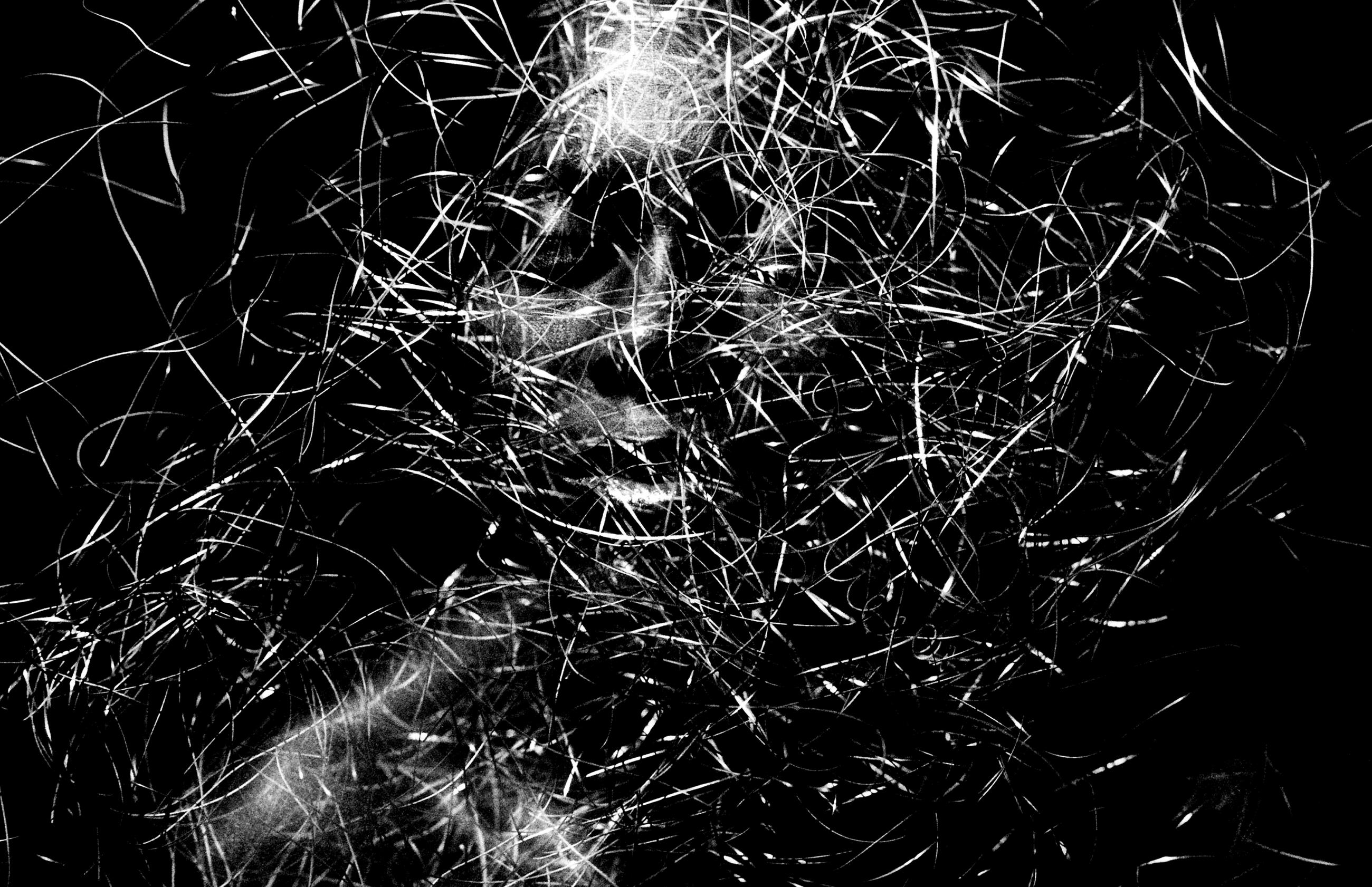 Wandkraft Bild Angèle Etoundi Essamba Schwarz 148x98x10 cm