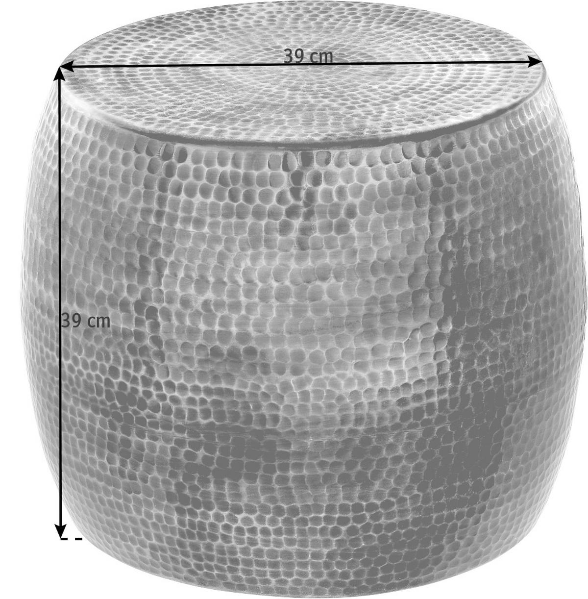 POMOĆNI STOLIĆ bakrenaste boje  metal   - bakrenaste boje, Trend, metal (39/39/39cm) - Ambia Home