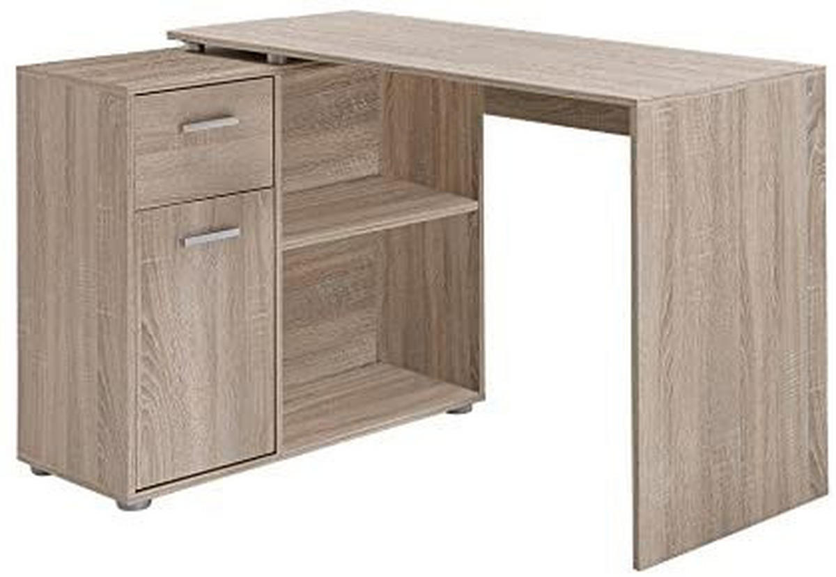 ECKSCHREIBTISCH 117/83/74 cm  in Eichefarben  - Eichefarben, KONVENTIONELL, Holzwerkstoff (117/83/74cm) - MID.YOU