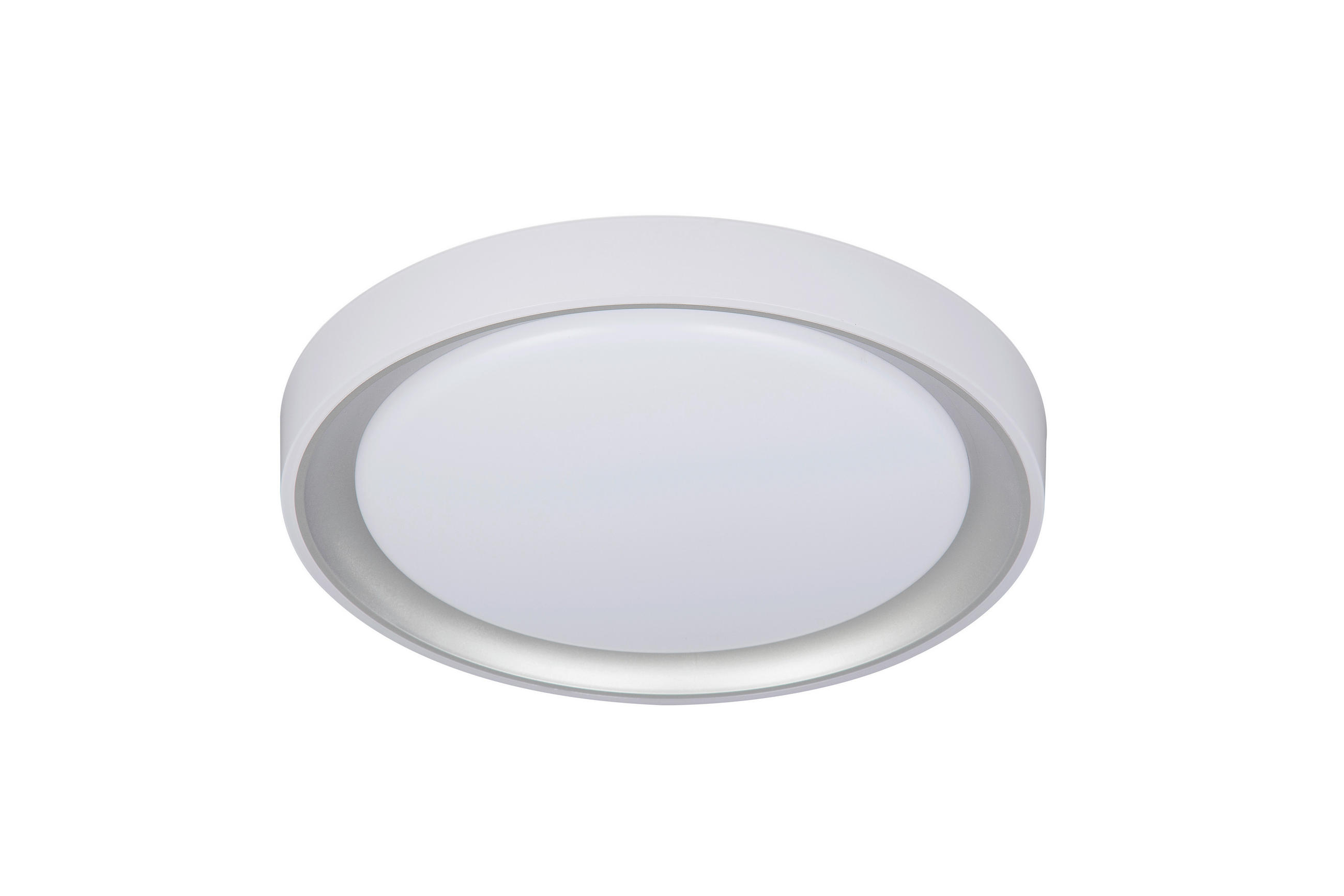 Thumbnail - Novel Led-Deckenleuchte, Weiß, Metall, Kunststoff, Uni,Uni, rund,rund, 7.53 cm, RoHS, CE, 3 Helligkeitsstufen, Timerfunk...