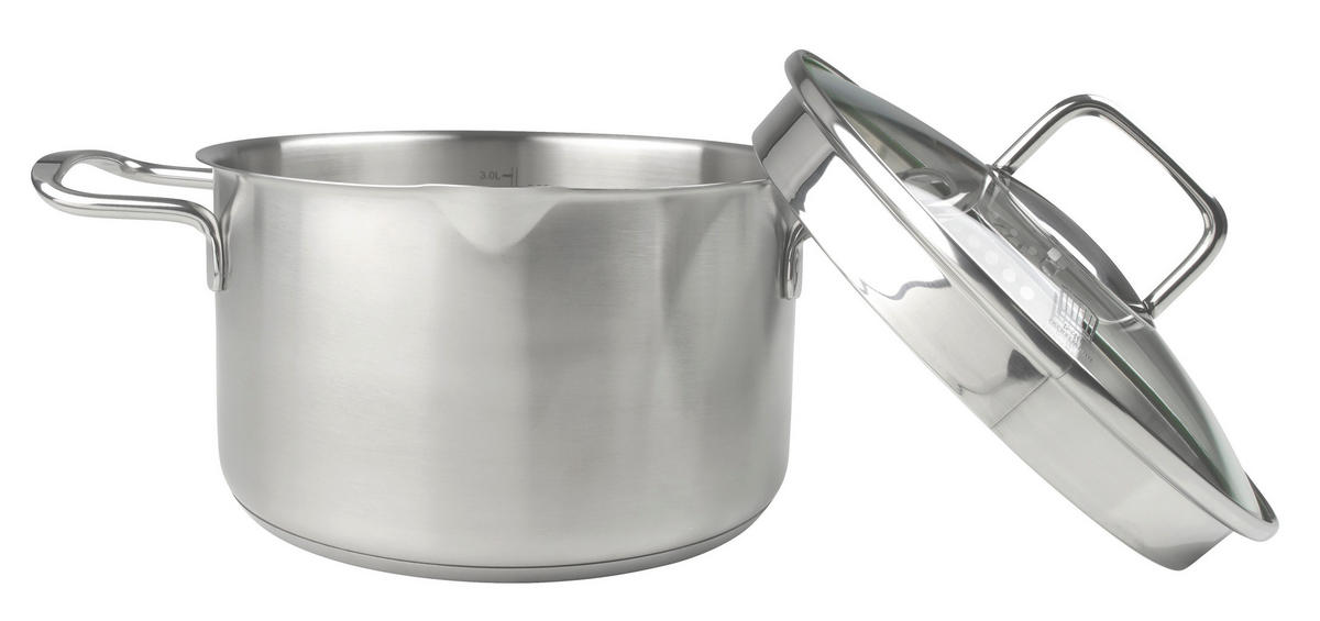 HRNEC NA MASO, nerezová ocel, 20 cm  - barvy nerez oceli, Konvenční, kov/sklo (20cm) - Chefkoch+Fackelmann