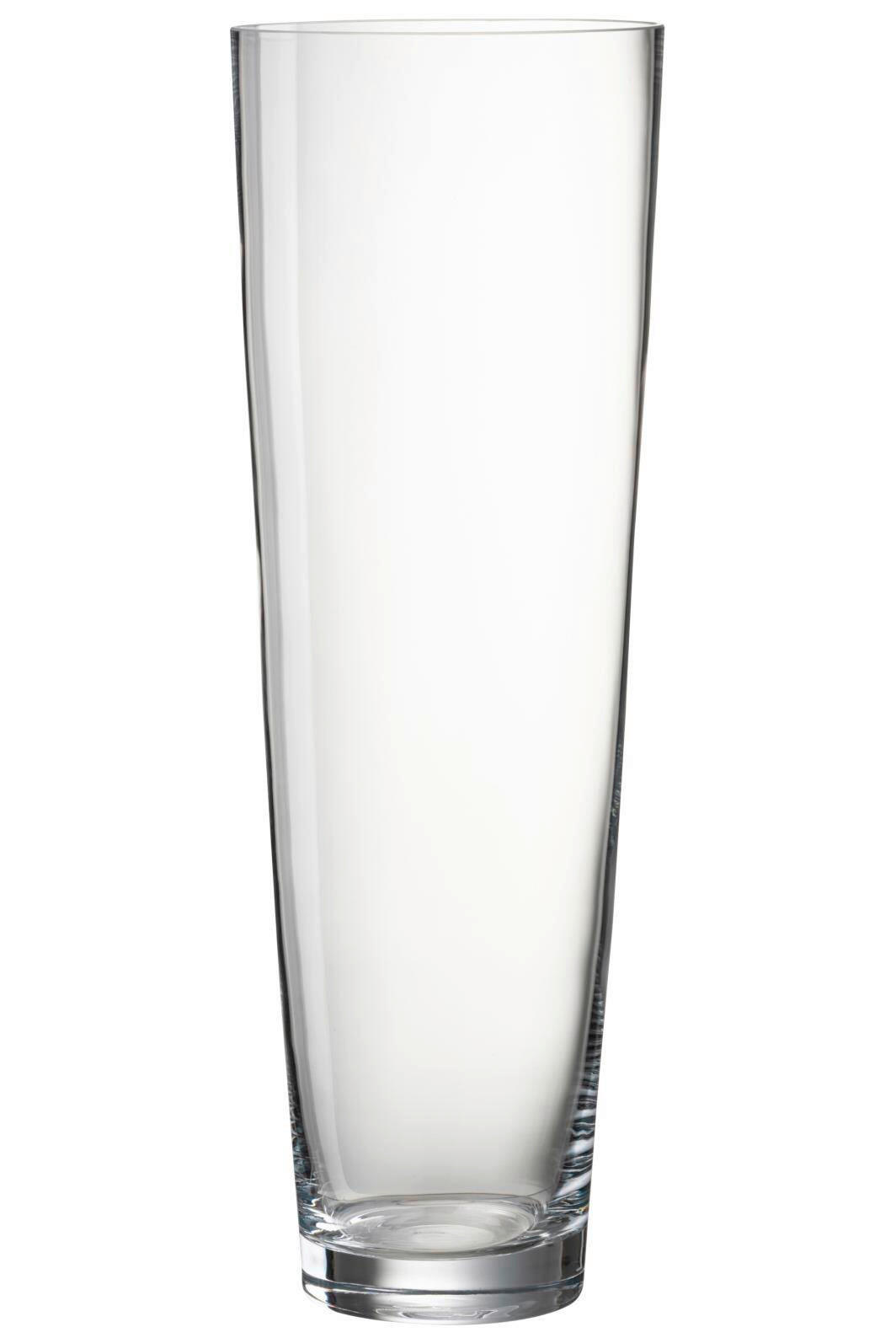 VASE  - Transparent, Basics, Glas (17,5/17,5/50cm) - Ambia Home