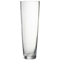 VASE  - Transparent, Basics, Glas (17,5/17,5/50cm) - Ambia Home