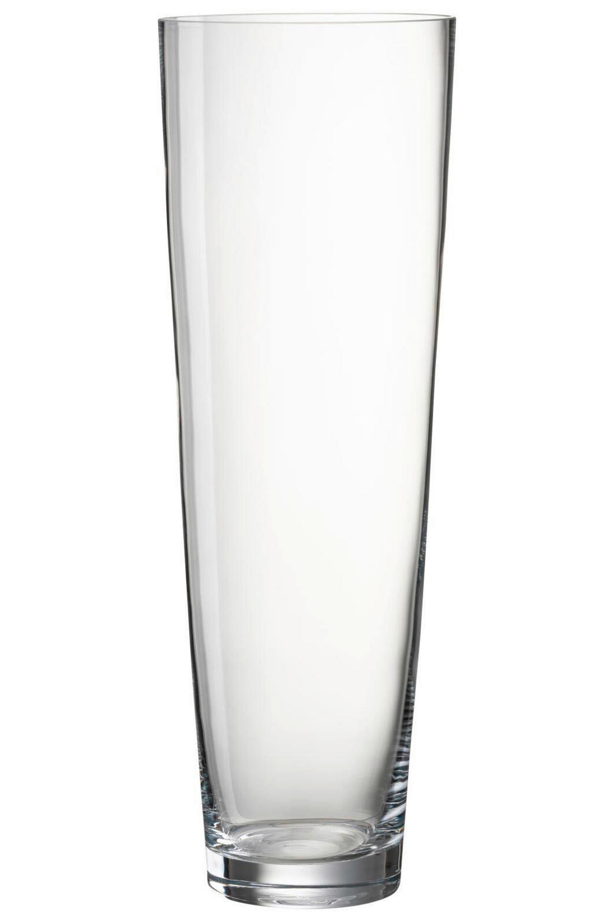 VASE  - Transparent, Basics, Glas (17,5/17,5/50cm) - Ambia Home