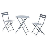 BISTROTISCH Metall  - Anthrazit, Basics, Metall (60/71cm)