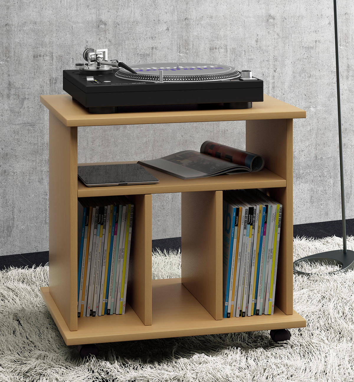 VINYLHYLLA 60/59/45 cm  - bokfärgad, Basics, trämaterial (60/59/45cm) - MID.YOU