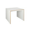 SCHREIBTISCH 80/80/74 cm  in Weiß, Buchefarben  - Buchefarben/Weiß, MODERN, Holzwerkstoff (80/80/74cm) - Tojo