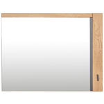 WANDSPIEGEL 90/70/5,2 cm  - Wildeiche, Natur, Glas/Holz (90/70/5,2cm) - Linea Natura