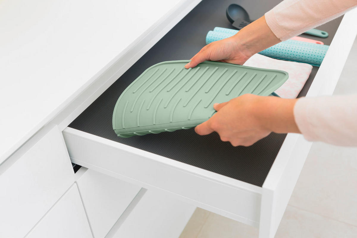 ABTROPFMATTE   - Jadegrün, Basics, Kunststoff (32,5/43,8/0,9cm) - Brabantia