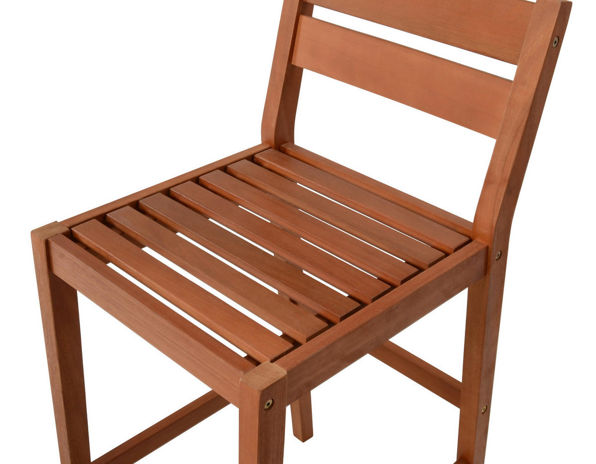 GARTENBARSET  - Eukalyptusholzfarben/Braun, MODERN, Holz - Gardenson