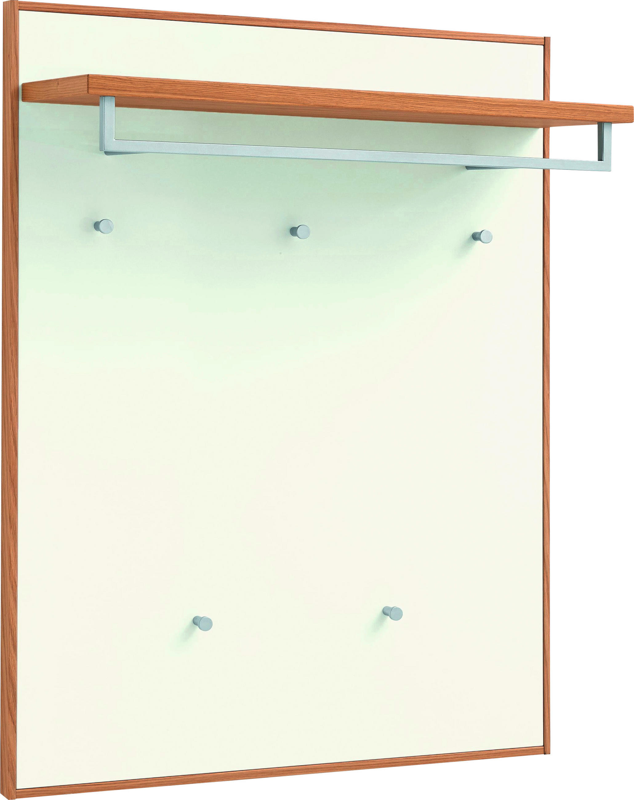 GARDEROBENPANEEL 83/109/29 cm - Eichefarben/Weiß, Basics, Holz (83/109/29cm)