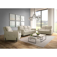 SESSEL in Plüsch Creme  - Creme/Schwarz, Design, Textil/Metall (89/91/101cm) - Stylife