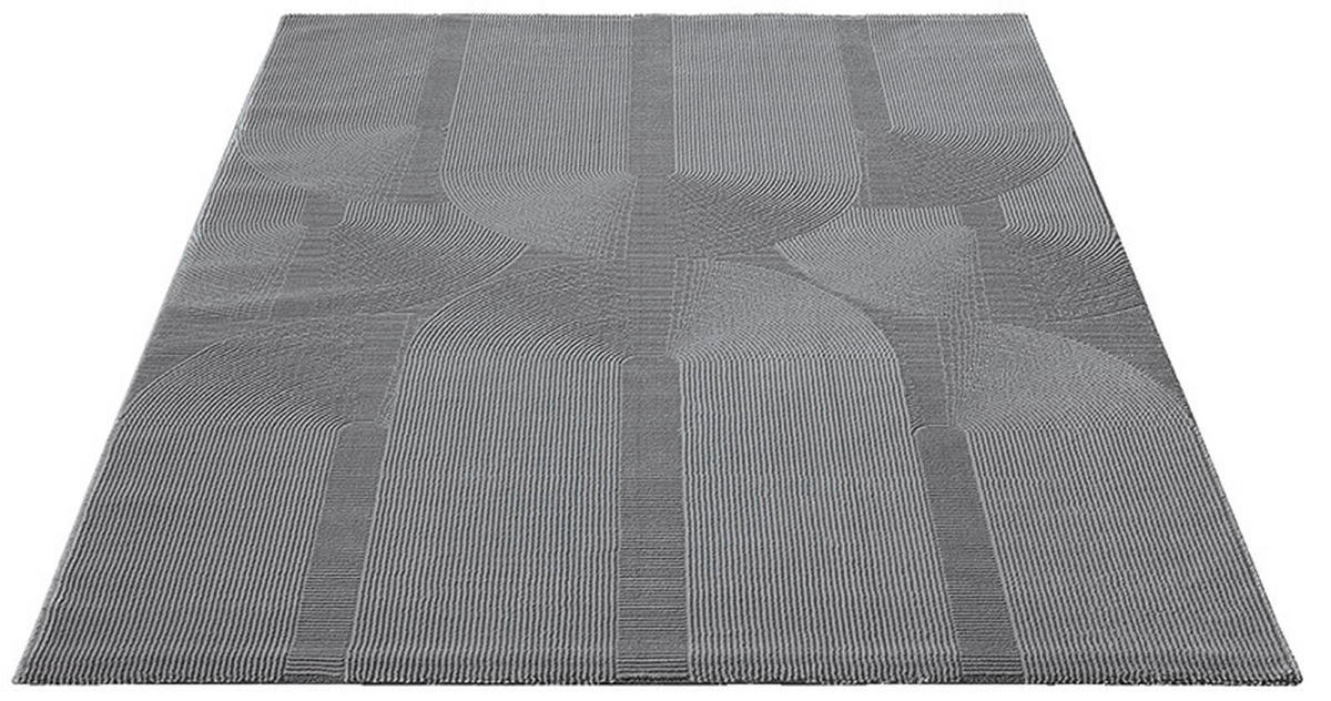 WEBTEPPICH 120/170 cm Sign Grau  - Grau, KONVENTIONELL, Textil (120/170cm)