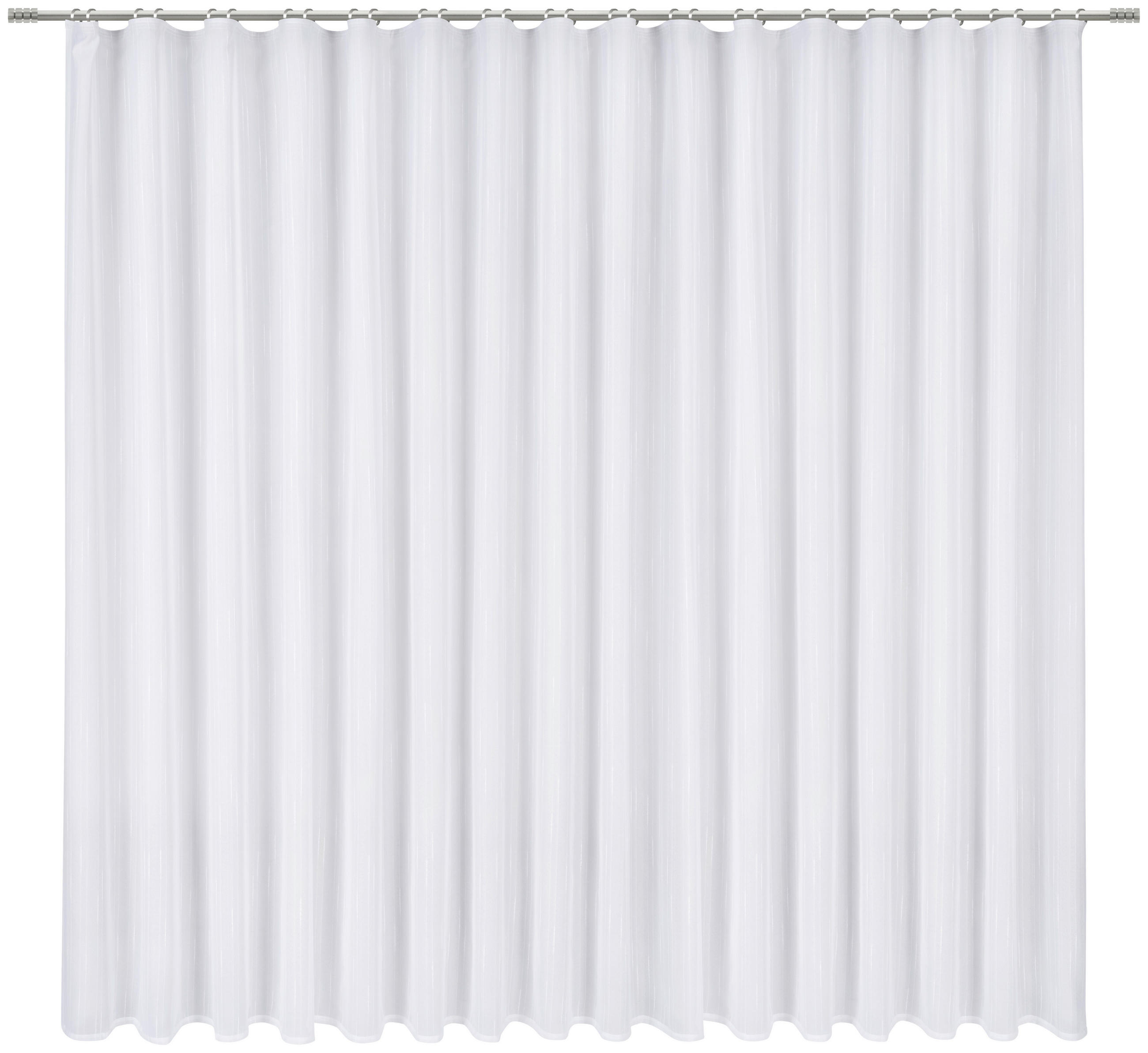 FERTIGSTORE  transparent   450/245 cm  - Weiß, Basics, Textil (450/245cm) - Esposa