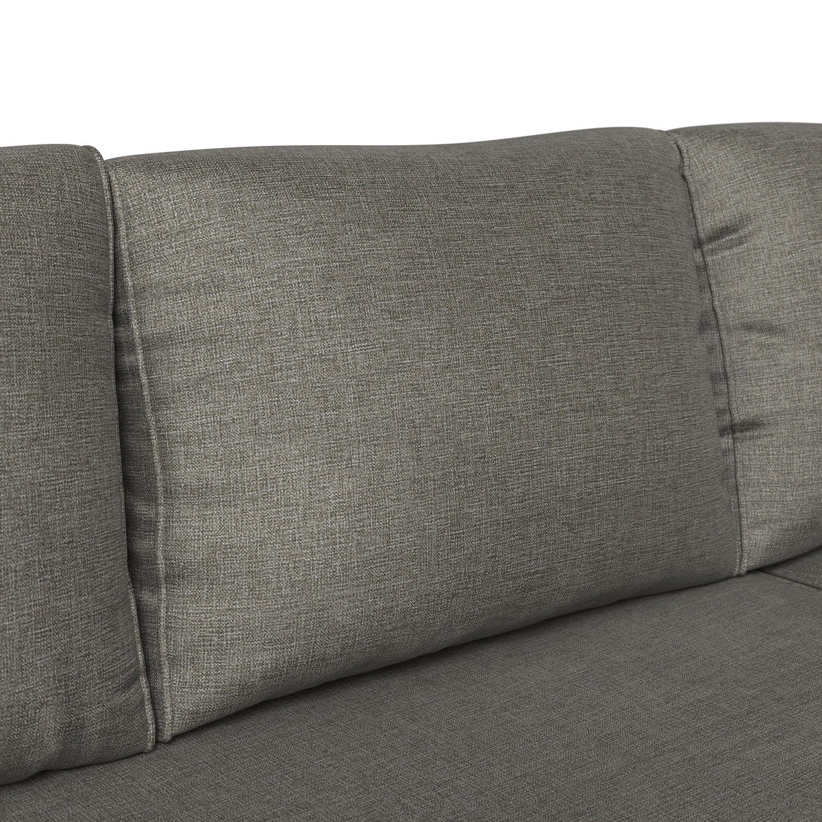 LOUNGEGARNITUR   57/35/57 cm Akazie vollmassiv Aluminium  - Beige/Beigebraun, MODERN, Holz/Textil (57/35/57cm) - Ambia Garden