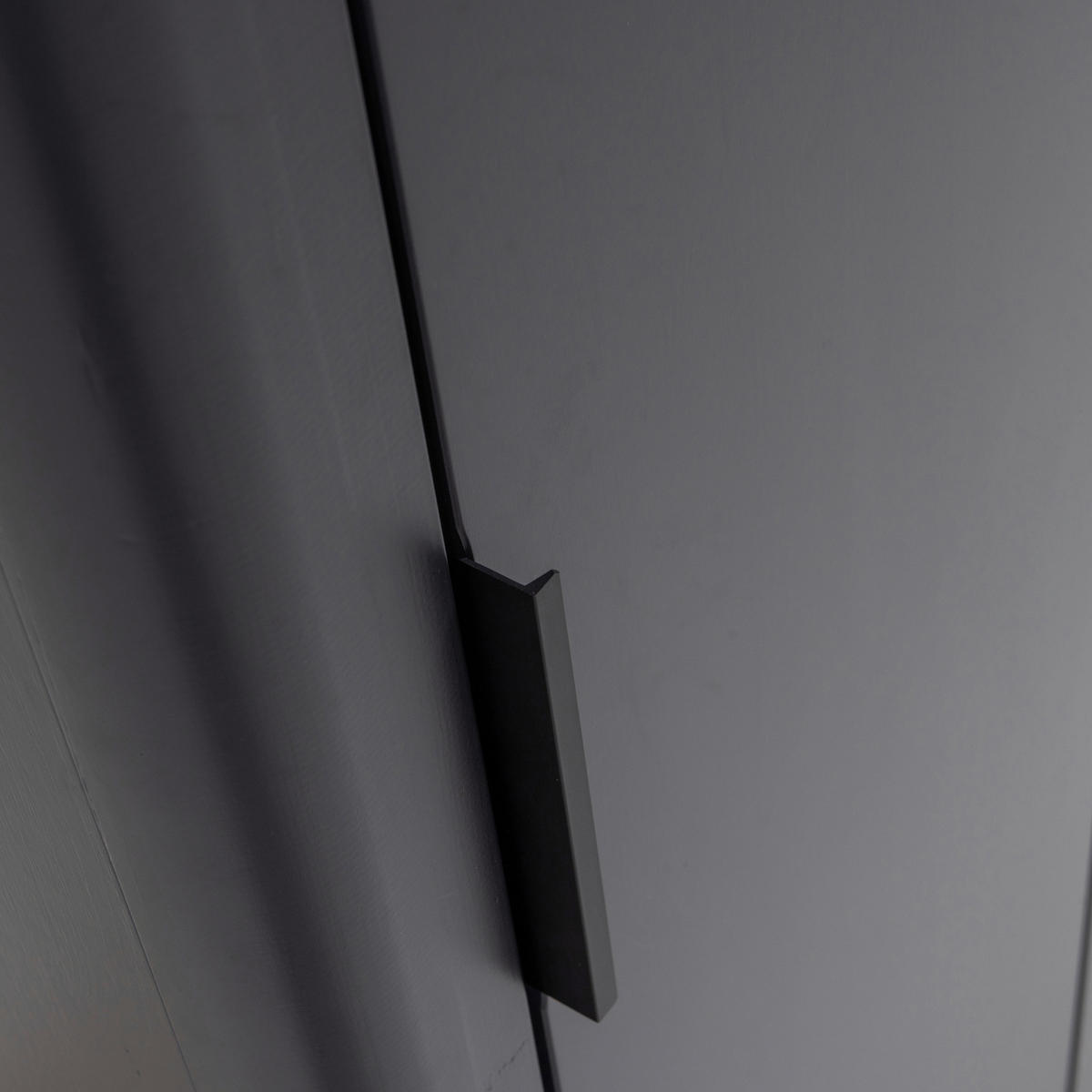 MEHRZWECKSCHRANK 45/217/39 cm  in Schwarz  - Schwarz, Design, Holz (45/217/39cm) - Livetastic