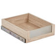 SCHUBLADE 37,5/12/45 cm Eichefarben  - Eichefarben, Glas/Holzwerkstoff (37,5/12/45cm) - Hom`in
